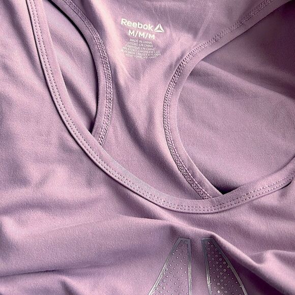 Reebok Legend Singlet Mint Mauv Racerback Workout Tank Top NWT - Picture 5 of 10